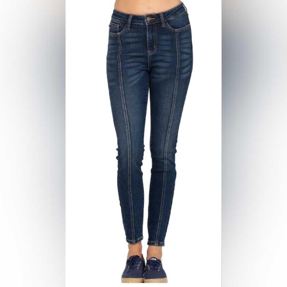 Judy Blue Mid-seam Medium-wash Non-distressed Jeans Size 15